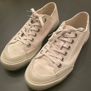 AllSaints Light Gray Suede Shoes size 41 (US 8.5)